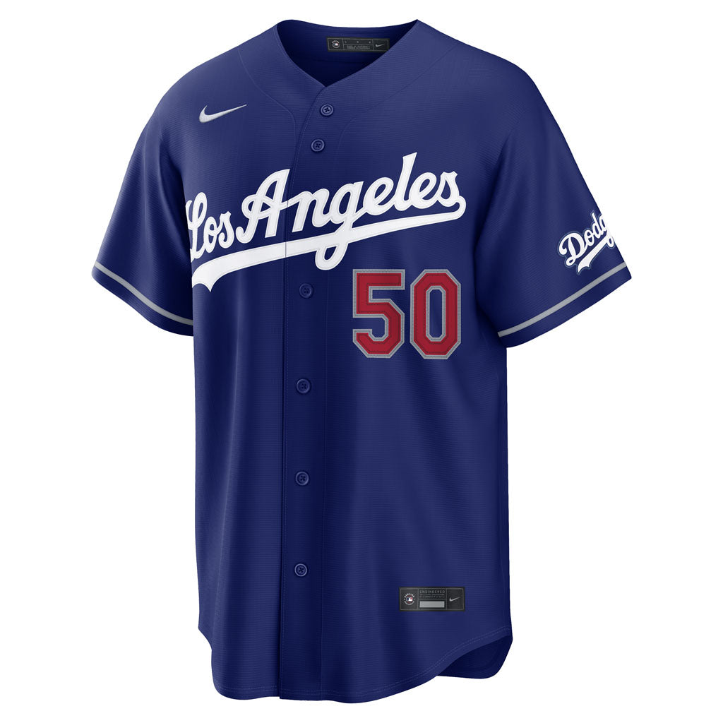 MLB Los Angeles Dodgers Mookie Betts Nike Alternate Stadium Jersey - Blue