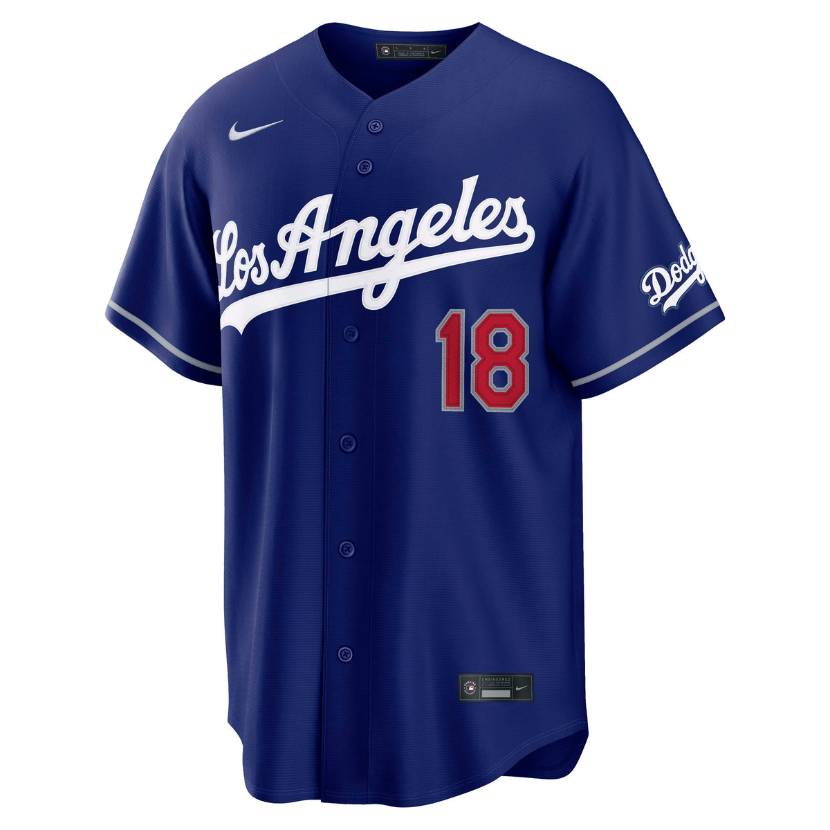 MLB Los Angeles Dodgers Yoshinobu Yamamoto Nike Alternate Stadium Jersey - Blue