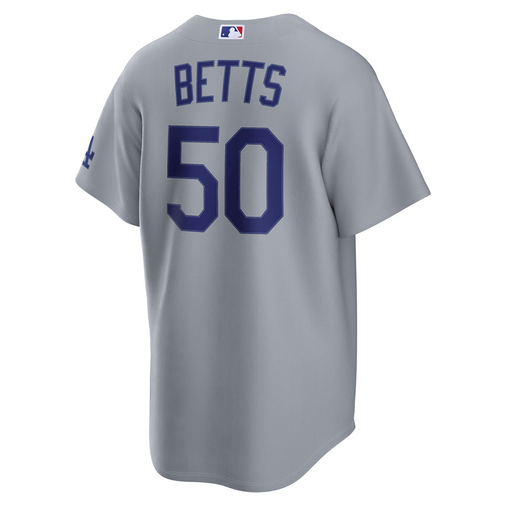 MLB Los Angeles Dodgers Mookie Betts Nike Road Stadium Jersey - Gray