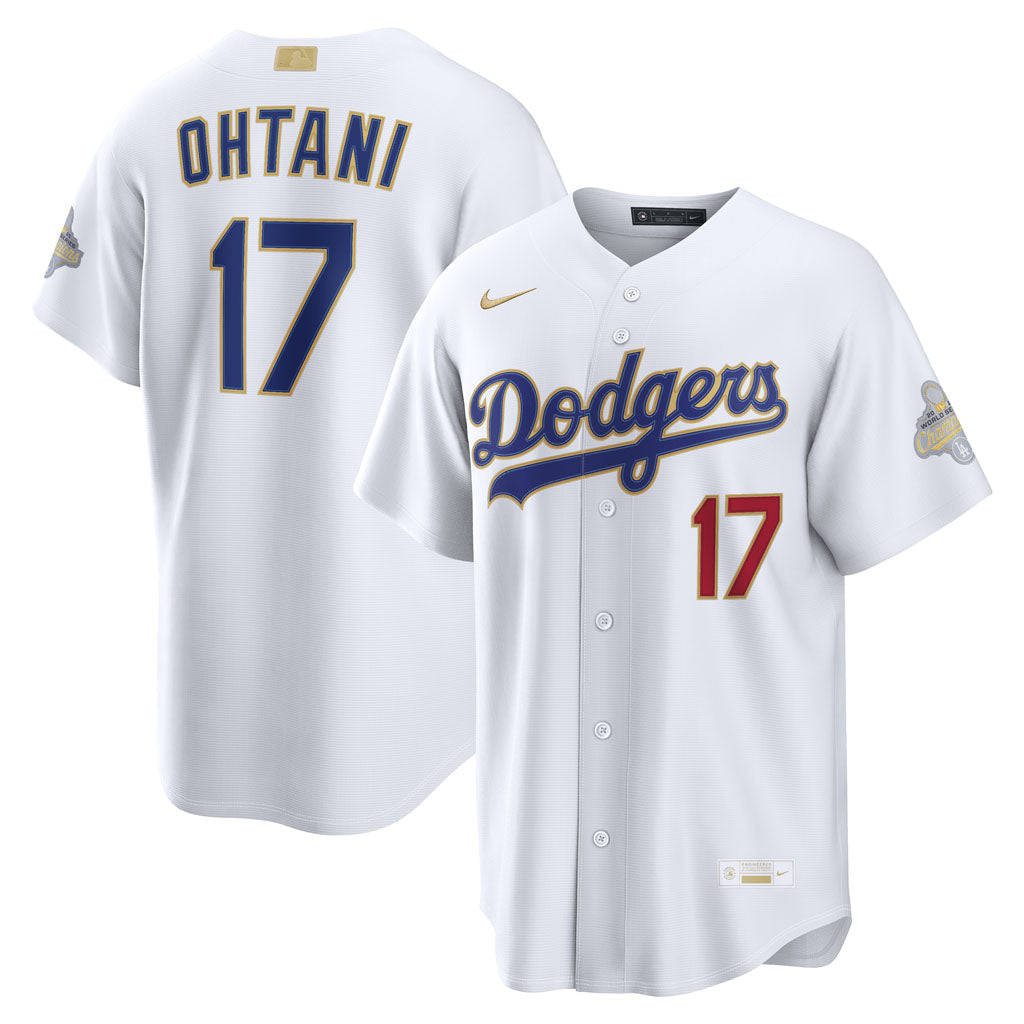 MLB Los Angeles Dodgers Shohei Ohtani Nike 2026 Gold Stadium Jersey - White