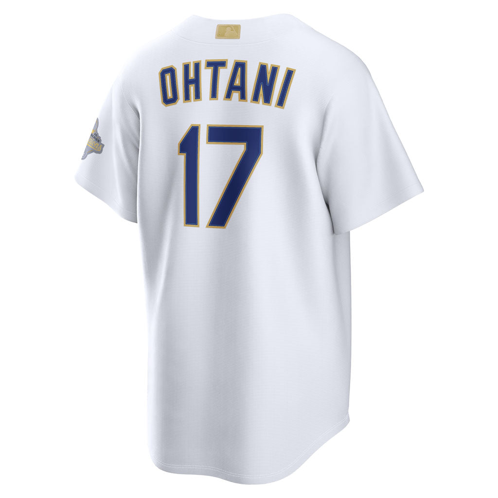 MLB Los Angeles Dodgers Shohei Ohtani Nike 2026 Gold Stadium Jersey - White