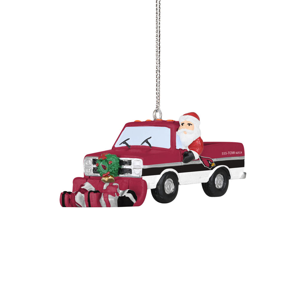 NFL Arizona Cardinals FOCO Snow Plow Ornament
