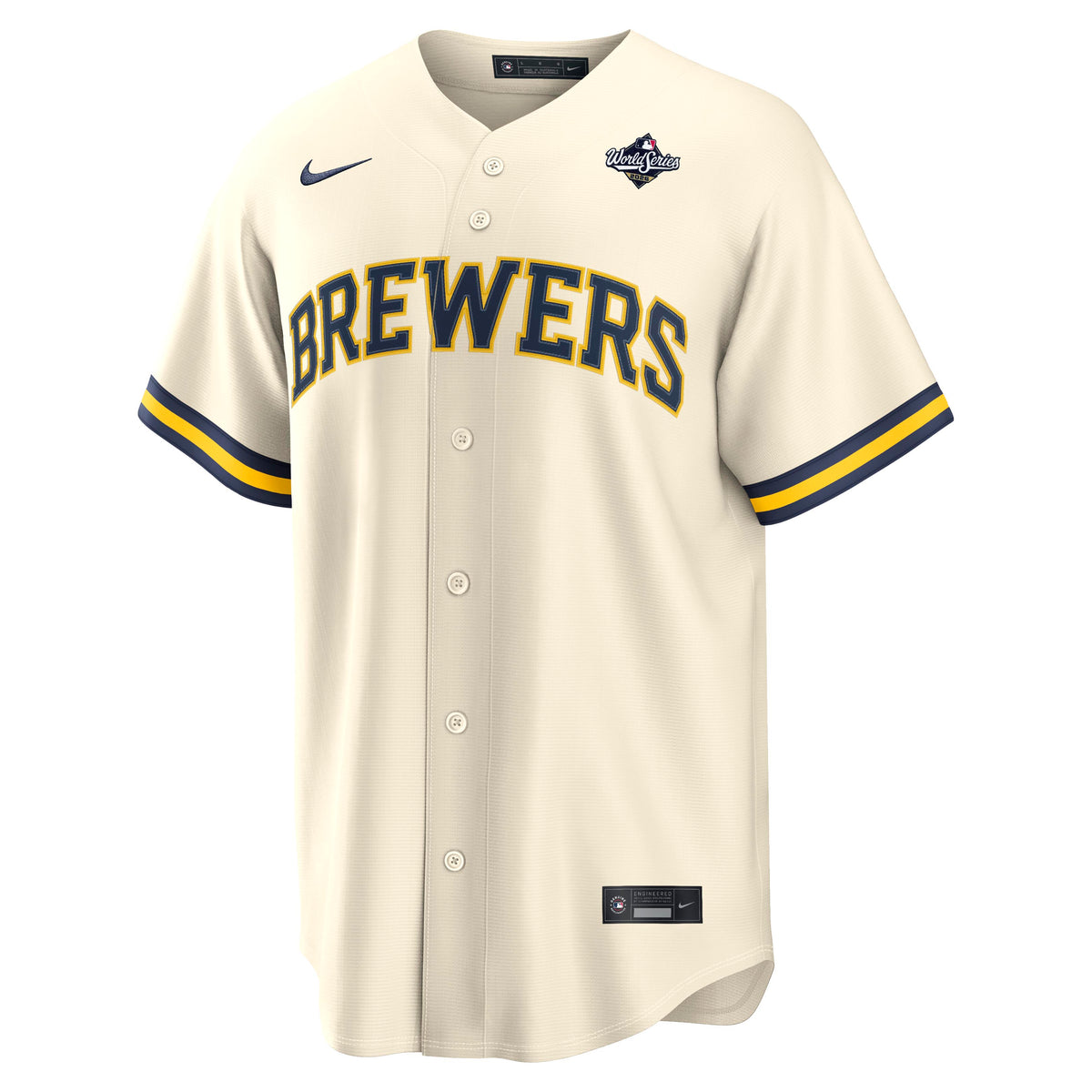 MLB Milwaukee Brewers Nike 2026 World Series Replica Jersey- White