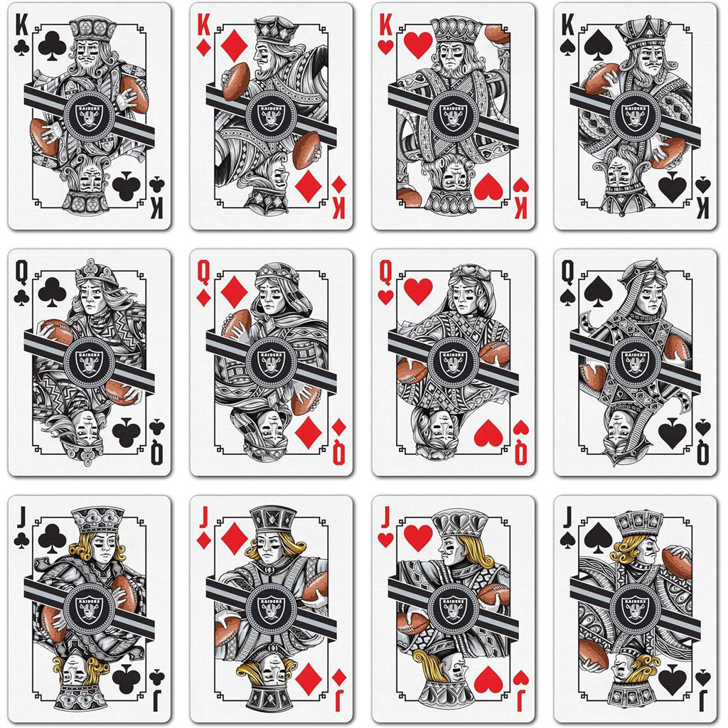 NFL Las Vegas Raiders YouTheFan Playing Cards