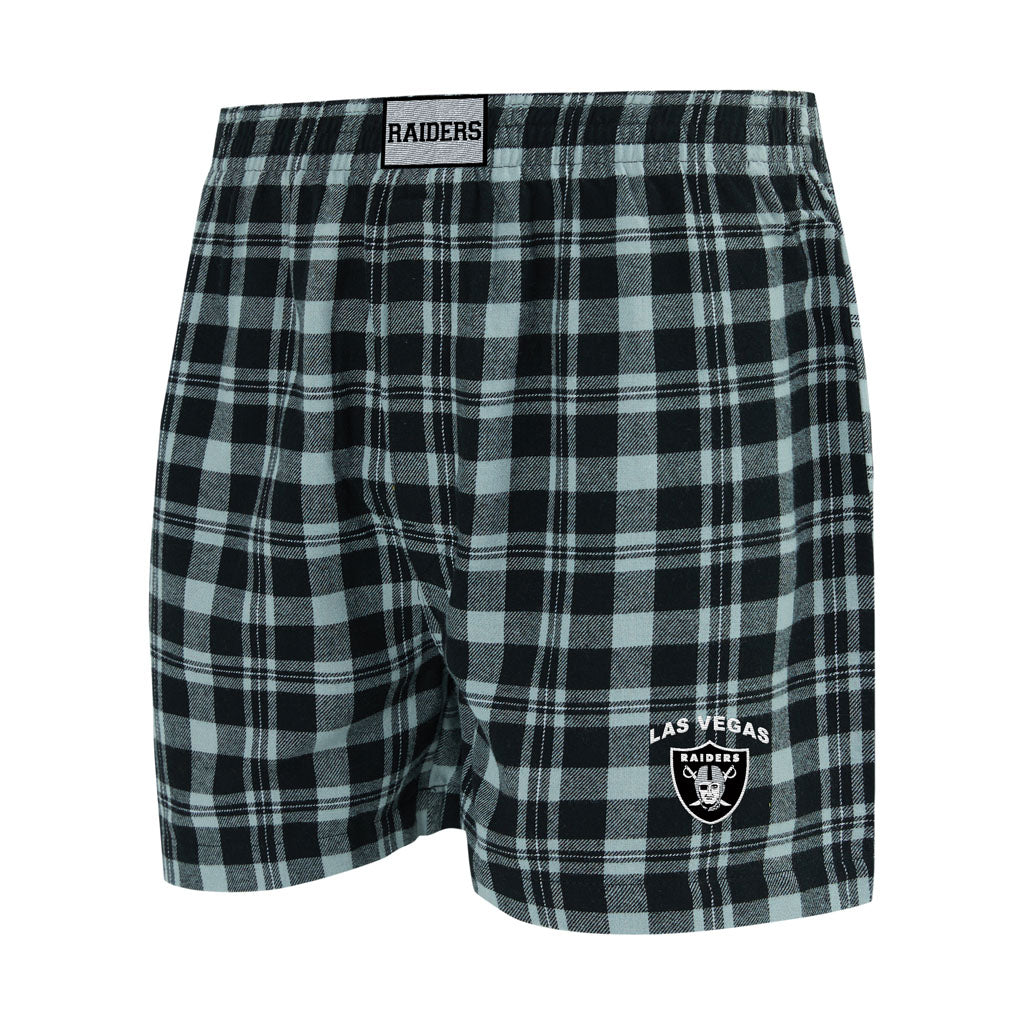NFL Las Vegas Raiders Concepts Sport Hawthorn Boxer Shorts - Black