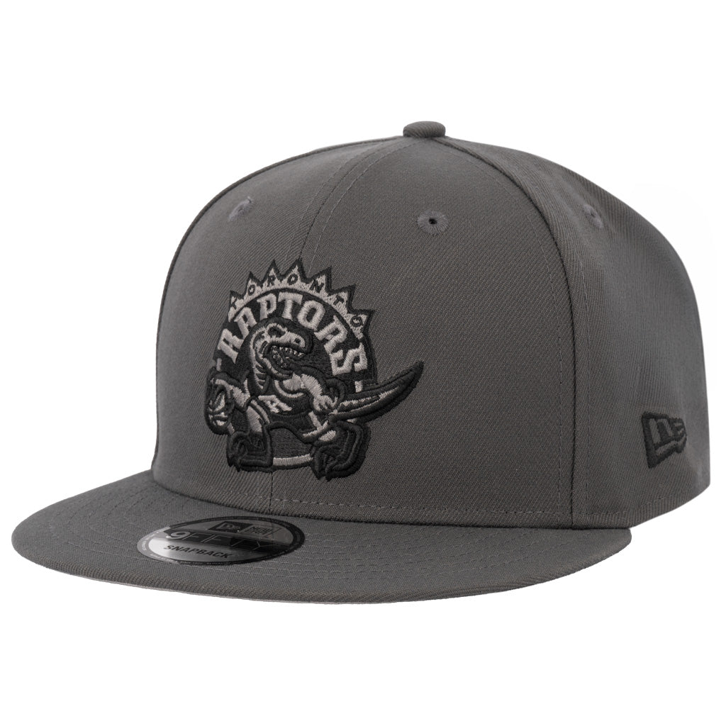 NBA Toronto Raptors New Era Gray Prestige 9FIFTY Snapback Hat - Graphite