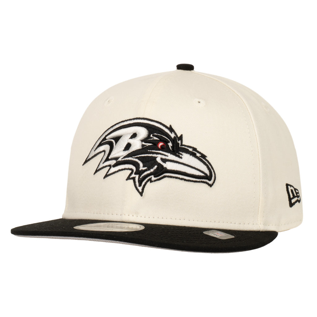 NFL Baltimore Ravens New Era Classified Two-Tone 9FIFTY Snapback Hat- Cream