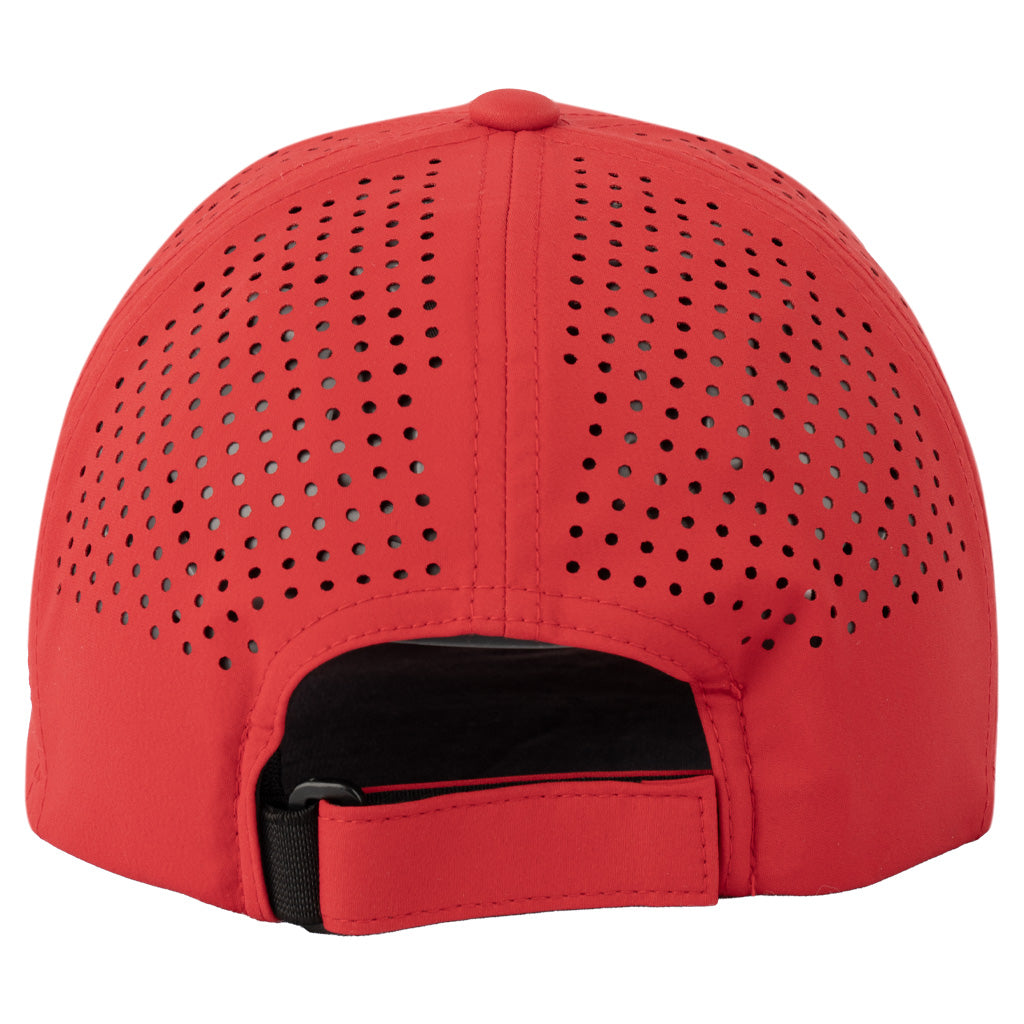 Tucson Sugar Skulls Branded Bills Logo Stack Curved Performance Adjustable - Red