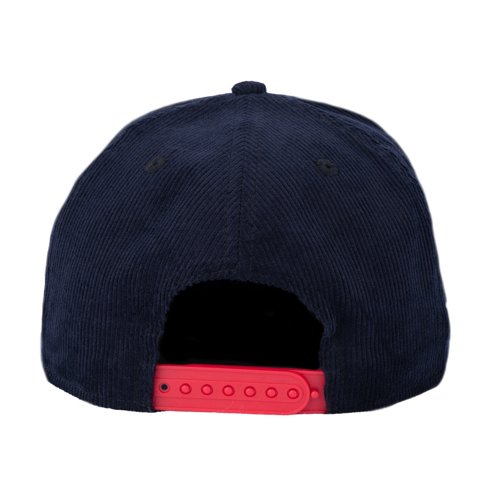 MLB Boston Red Sox New Era All Corduroy 9FIFTY A-Frame Snapback Hat - Navy