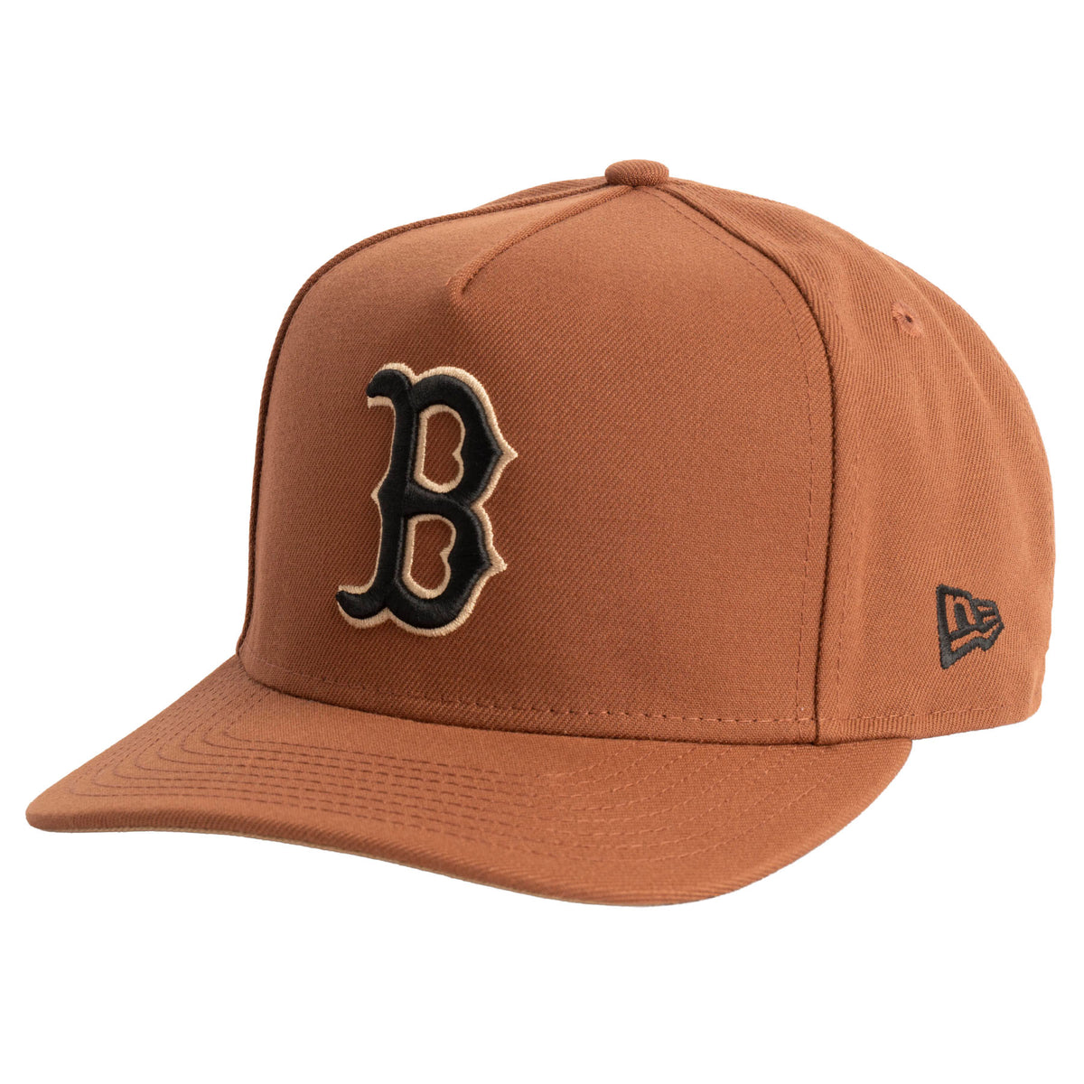 MLB Boston Red Sox New Era Jolly Roger 9FIFTY A-Frame Snapback Hat- Brown
