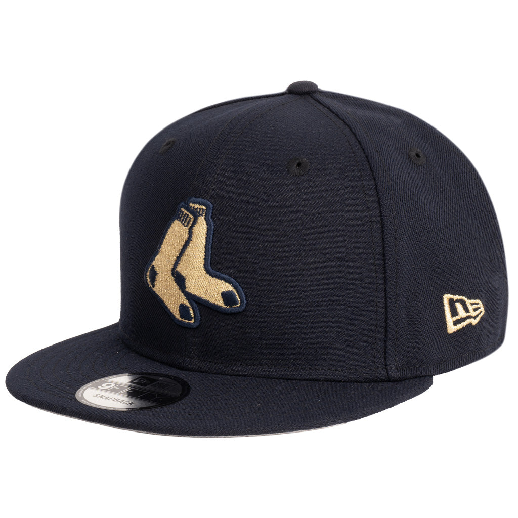 MLB Boston Red Sox New Era Royal Merchant 9FIFTY Snapback Hat - Navy
