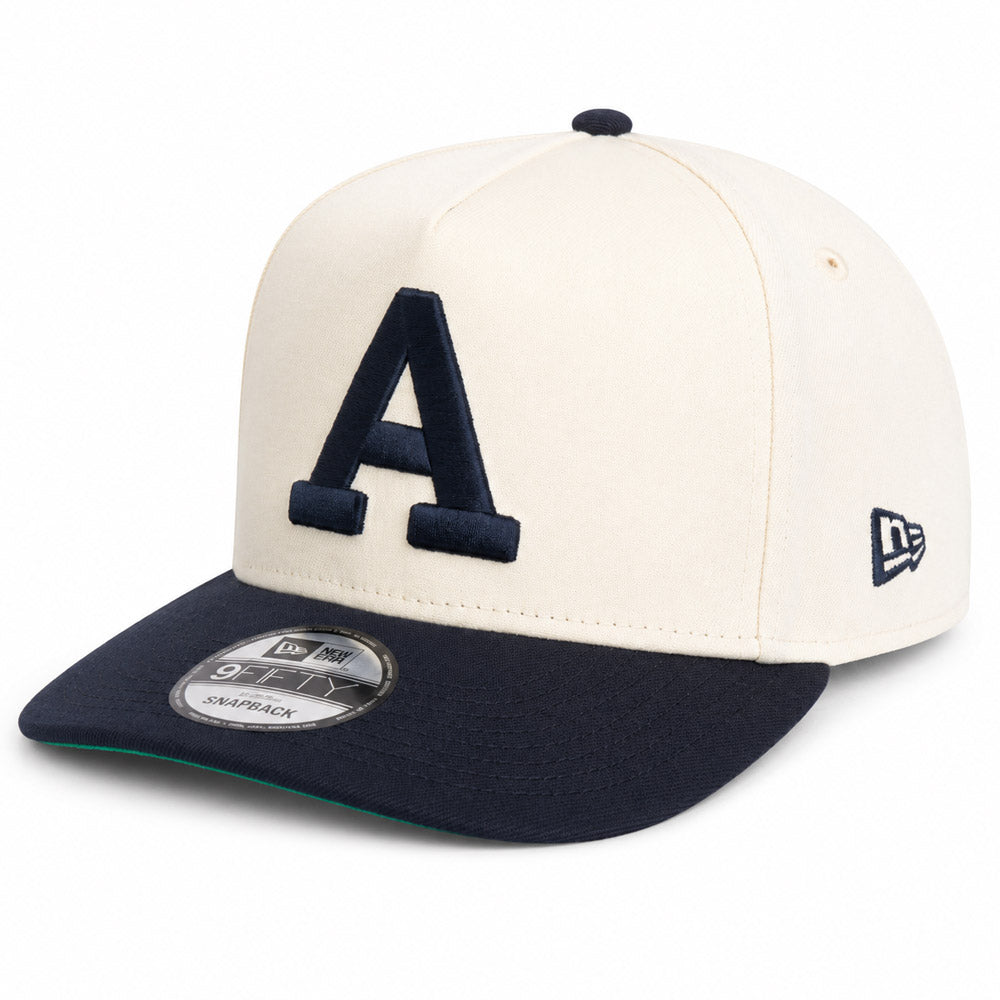 NCAA Arizona Wildcats New Era Throwback A Logo 9FIFTY A-Frame Snapback Hat- Cream