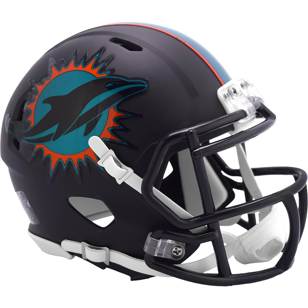 NFL Miami Dolphins Riddell Rivalries Mini Helmet - Black