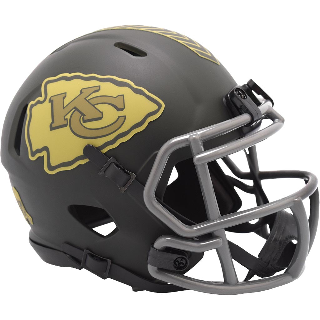 NFL Kansas City Chiefs Riddell 2025 Salute to Service Mini Speed Helmet - Green