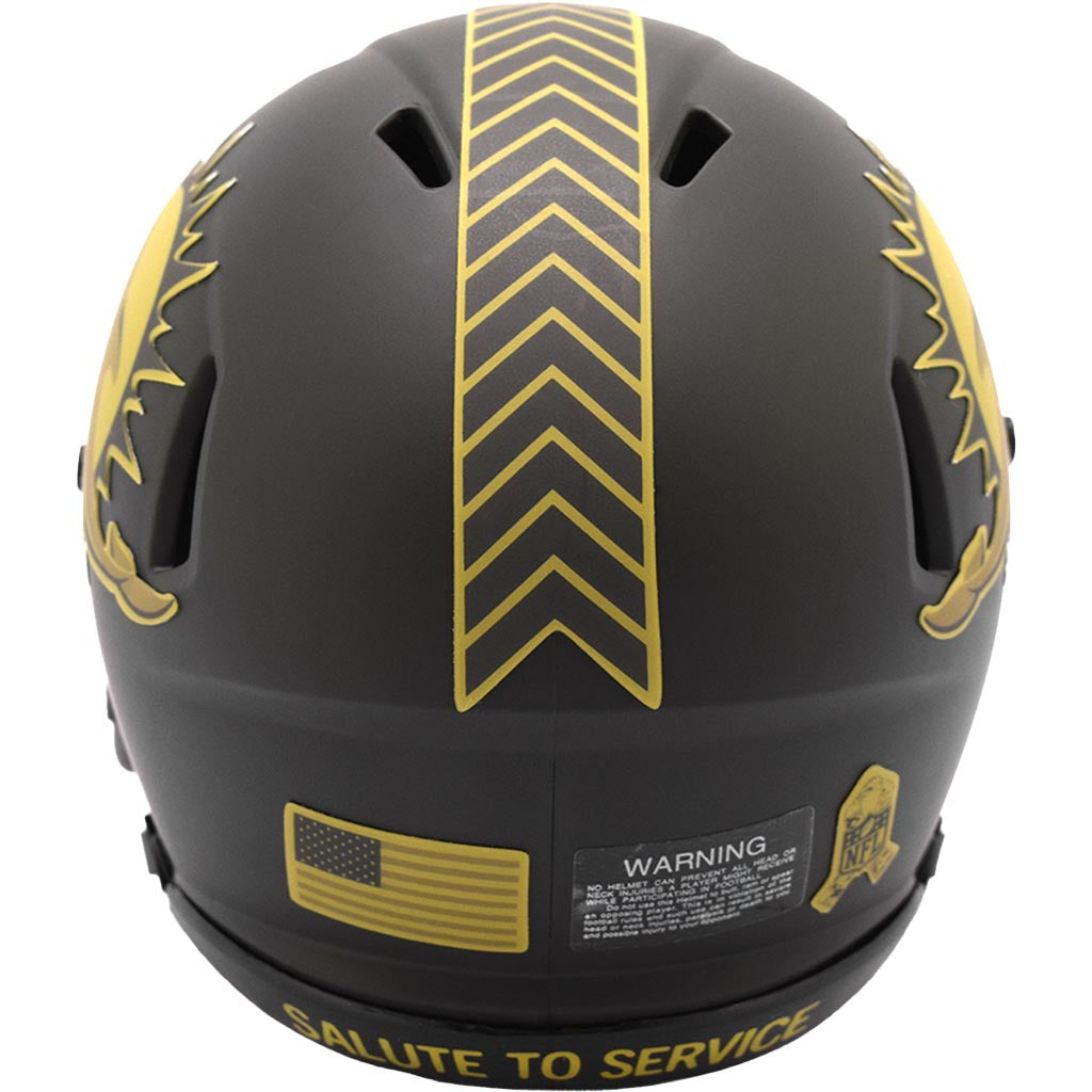 NFL Miami Dolphins Riddell 2025 Salute to Service Mini Speed Helmet - Green