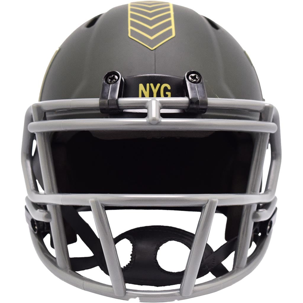 NFL New York Giants Riddell 2025 Salute to Service Mini Speed Helmet - Green