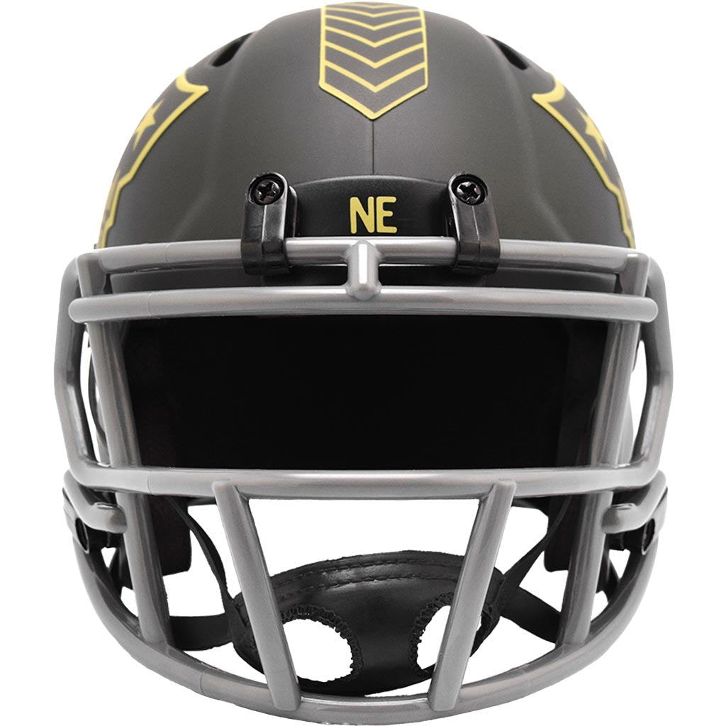 NFL New England Patriots Riddell 2025 Salute to Service Mini Speed Helmet - Green