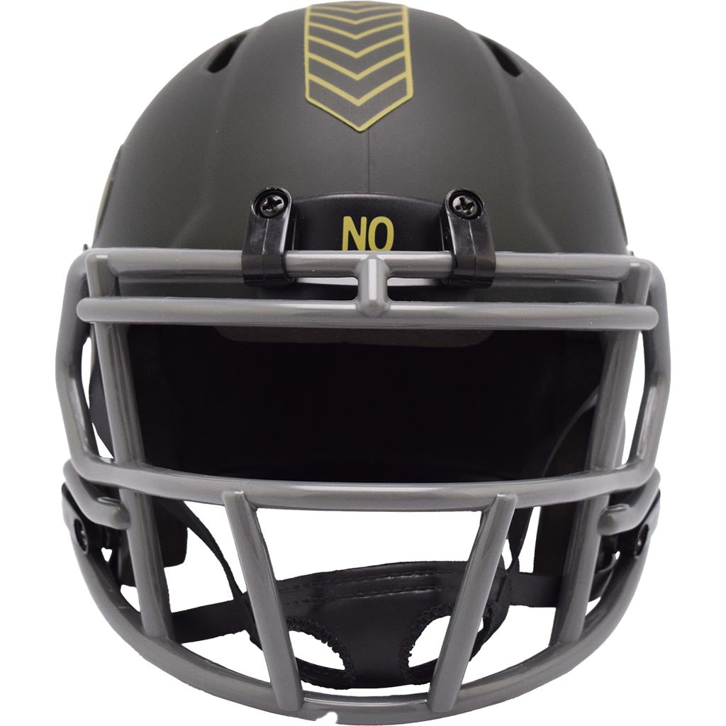 NFL New Orleans Saints Riddell 2025 Salute to Service Mini Speed Helmet - Green