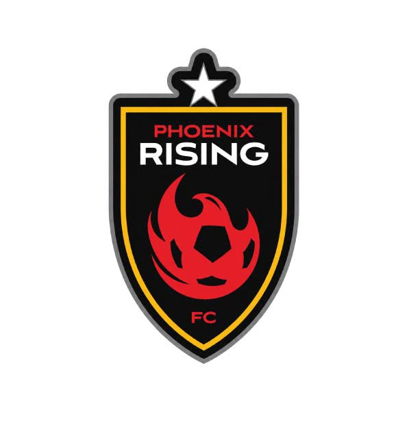 Phoenix Rising 3" Team Logo Shield Sticker