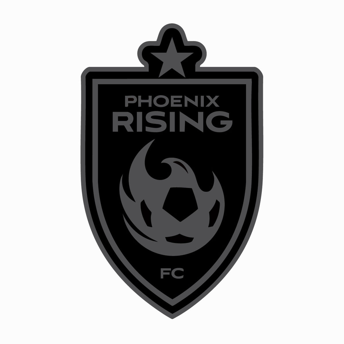 Phoenix Rising 3" Blackout Shield Sticker