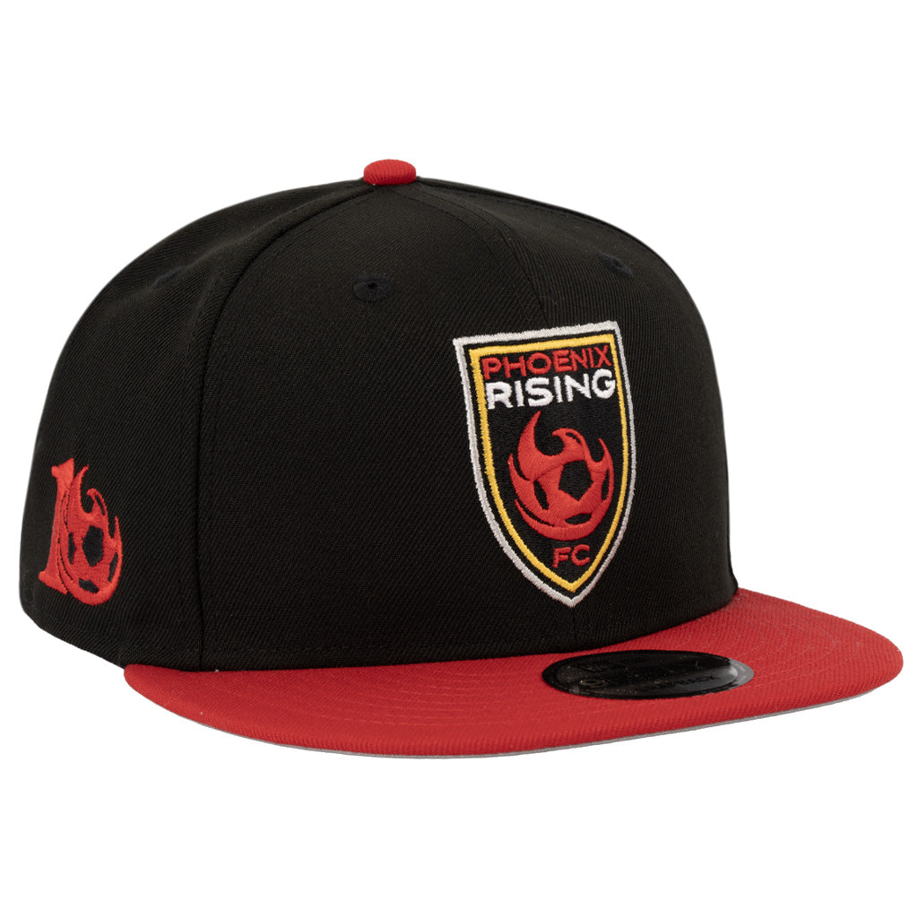 Phoenix Rising New Era Two-Tone 10th Anniversary 9FIFTY Snapback Hat - Black