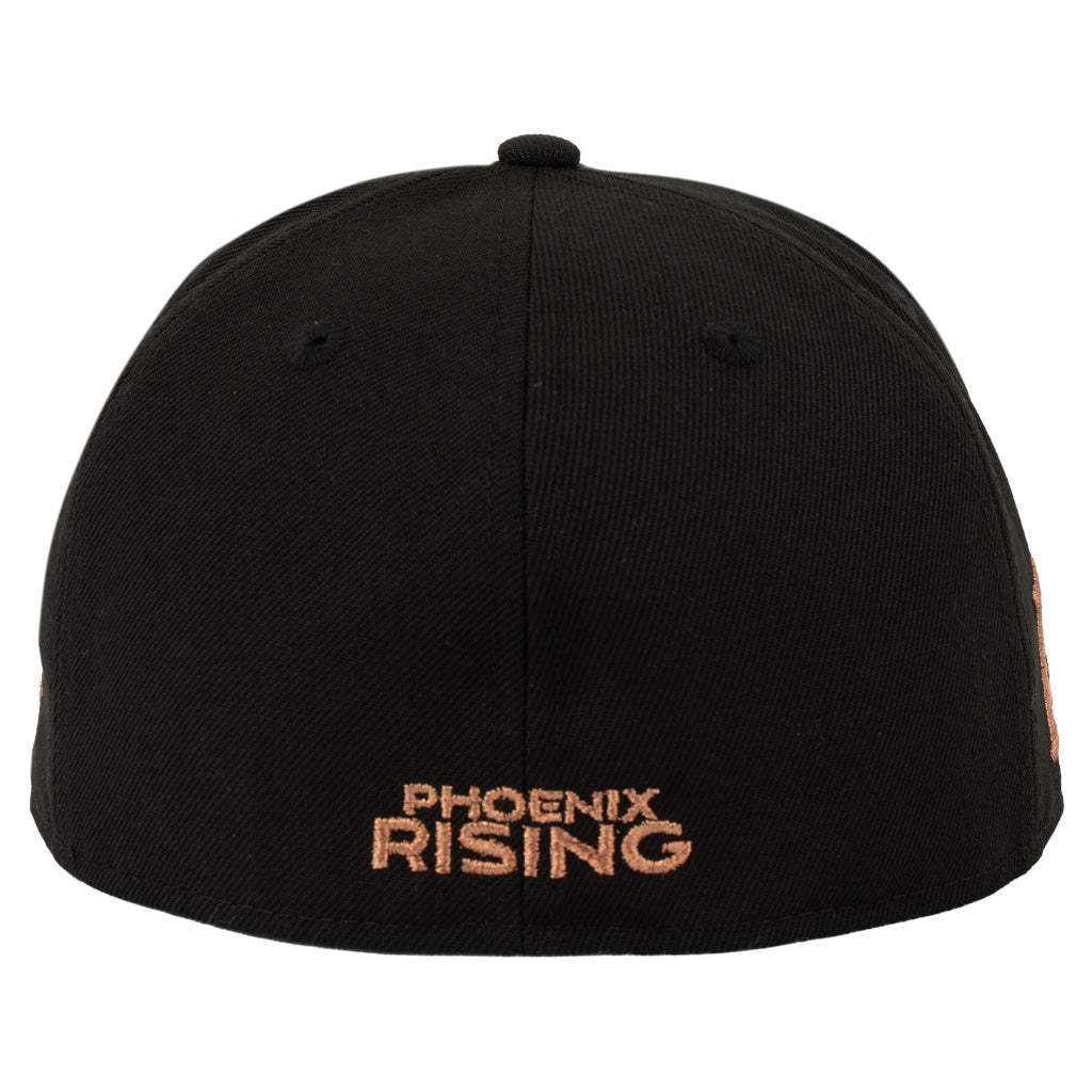 Phoenix Rising New Era Copper 10th Anniversary 59FIFTY Fitted Hat - Black