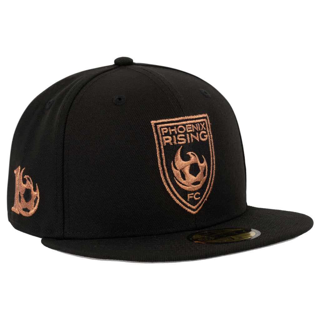 Phoenix Rising New Era Copper 10th Anniversary 59FIFTY Fitted Hat - Black