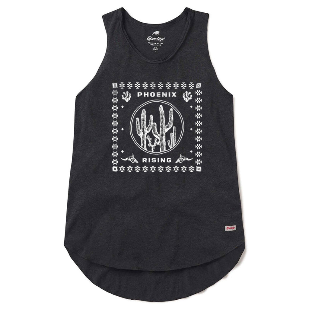 Phoenix Rising Women's Sportiqe Western Janie Tank Top - Black