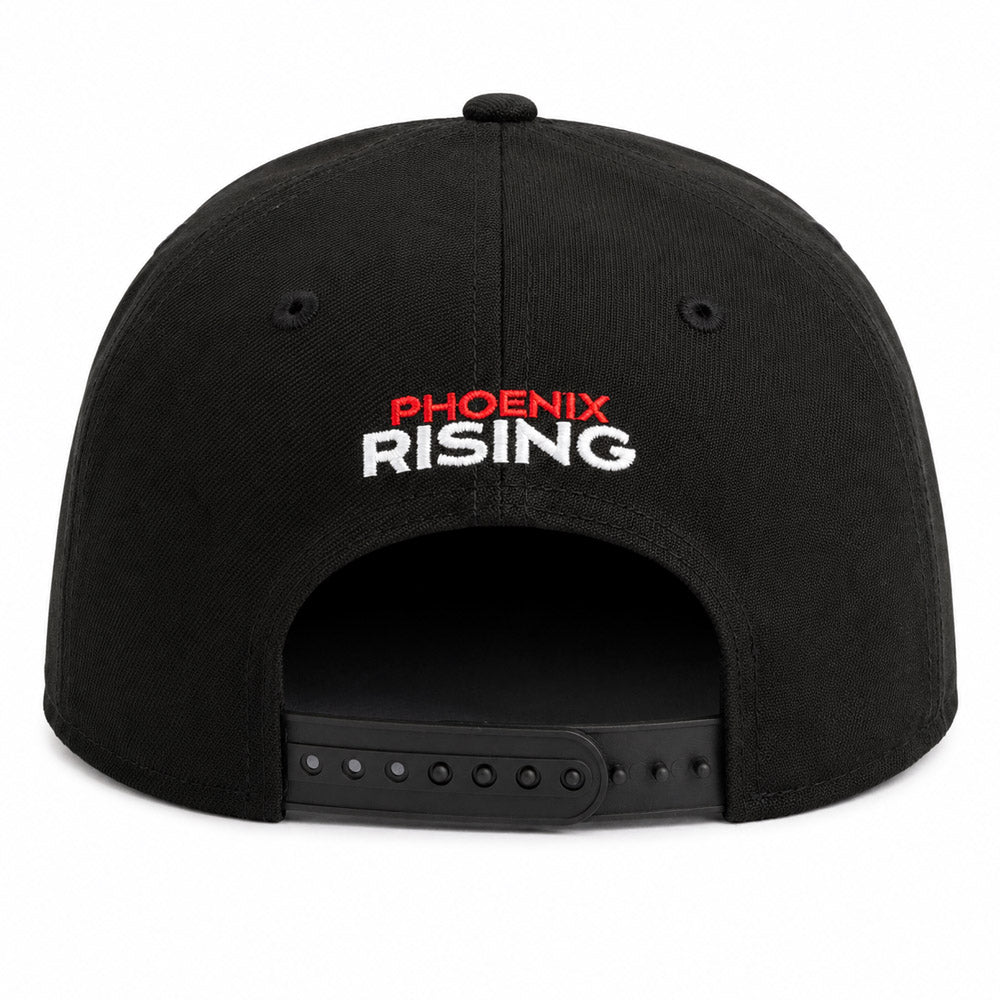 USL Phoenix Rising New Era Red Skull 9FIFTY Snapback Hat- Black