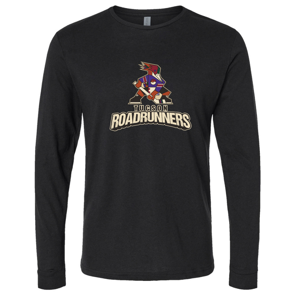 Tucson Roadrunners 2025 Kachina Stacked Long Sleeve T-Shirt - Black