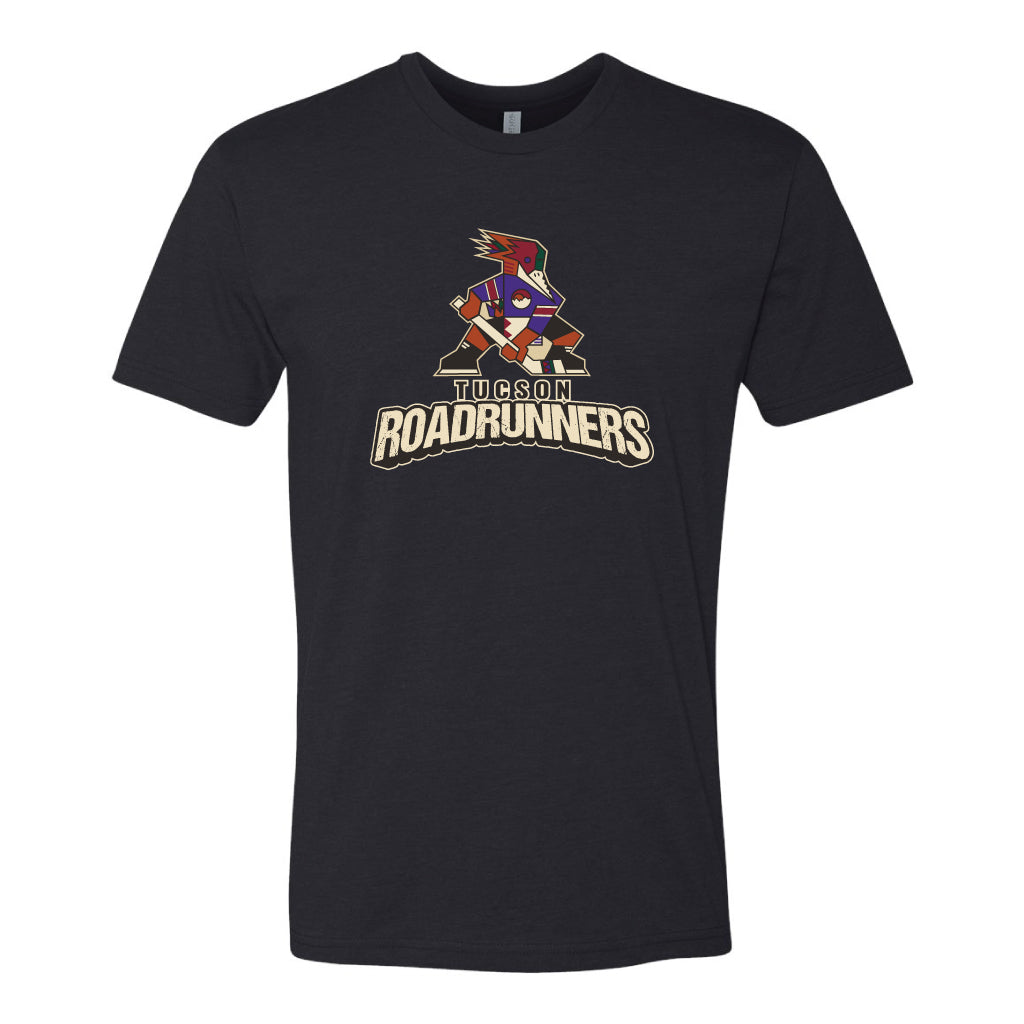 Tucson Roadrunners 2025 Kachina Stacked T-Shirt - Black