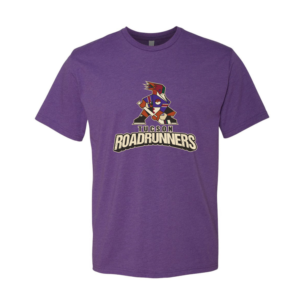 Tucson Roadrunners 2025 Kachina Stacked T-Shirt - Purple