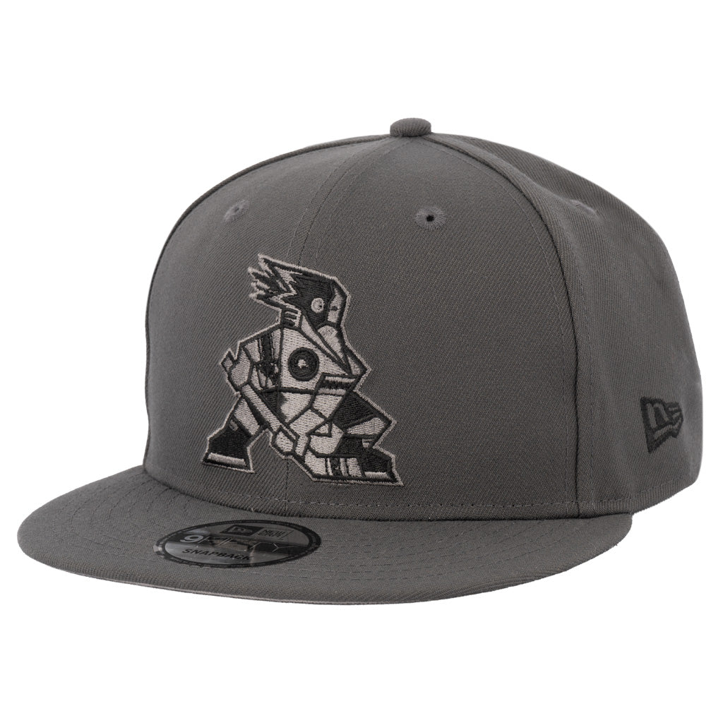 Tucson Roadrunners New Era Gray Prestige 9FIFTY Snapback Hat - Graphite
