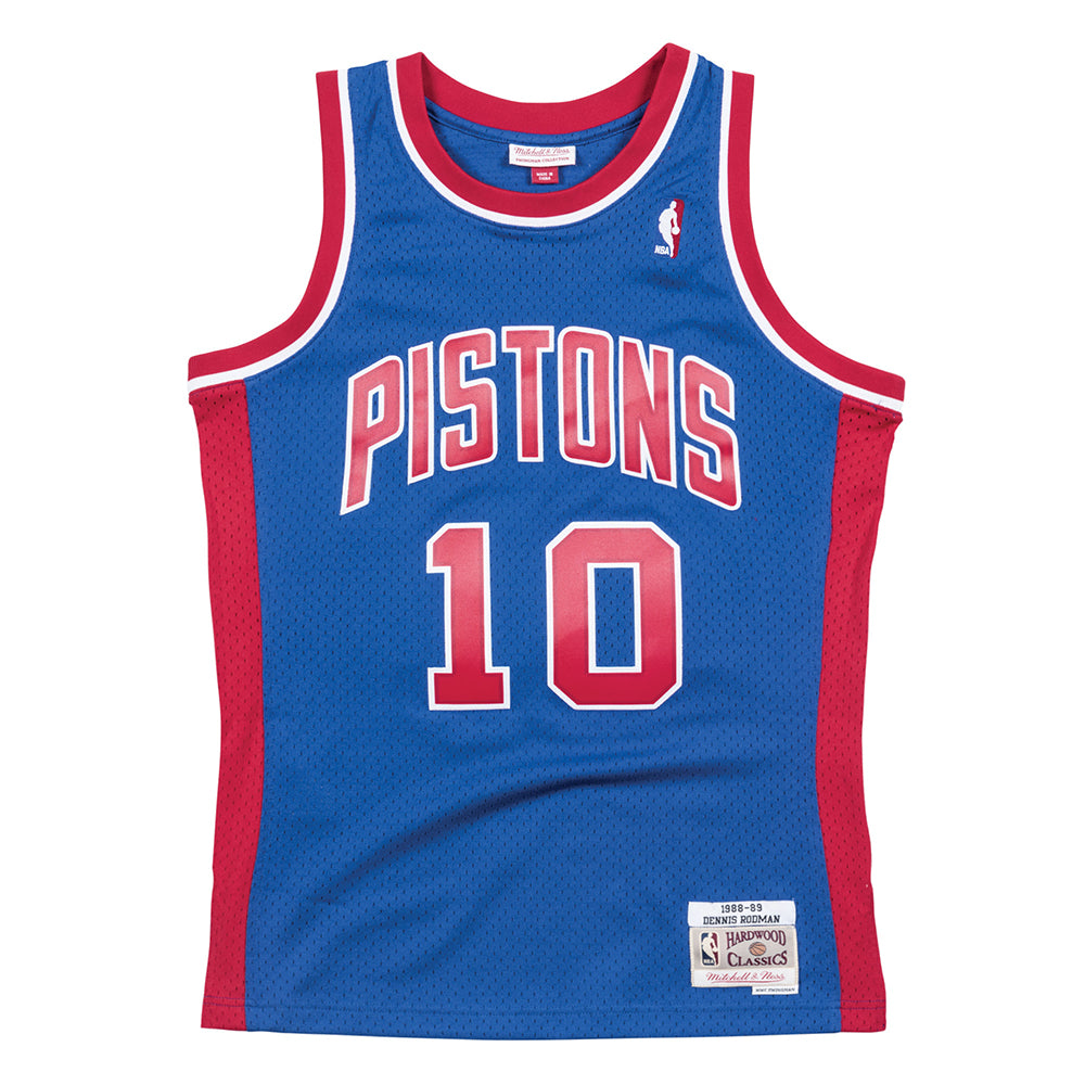 NBA Detroit Piston Dennis Rodman Mitchell & Ness '88 Retro Swingman Jersey