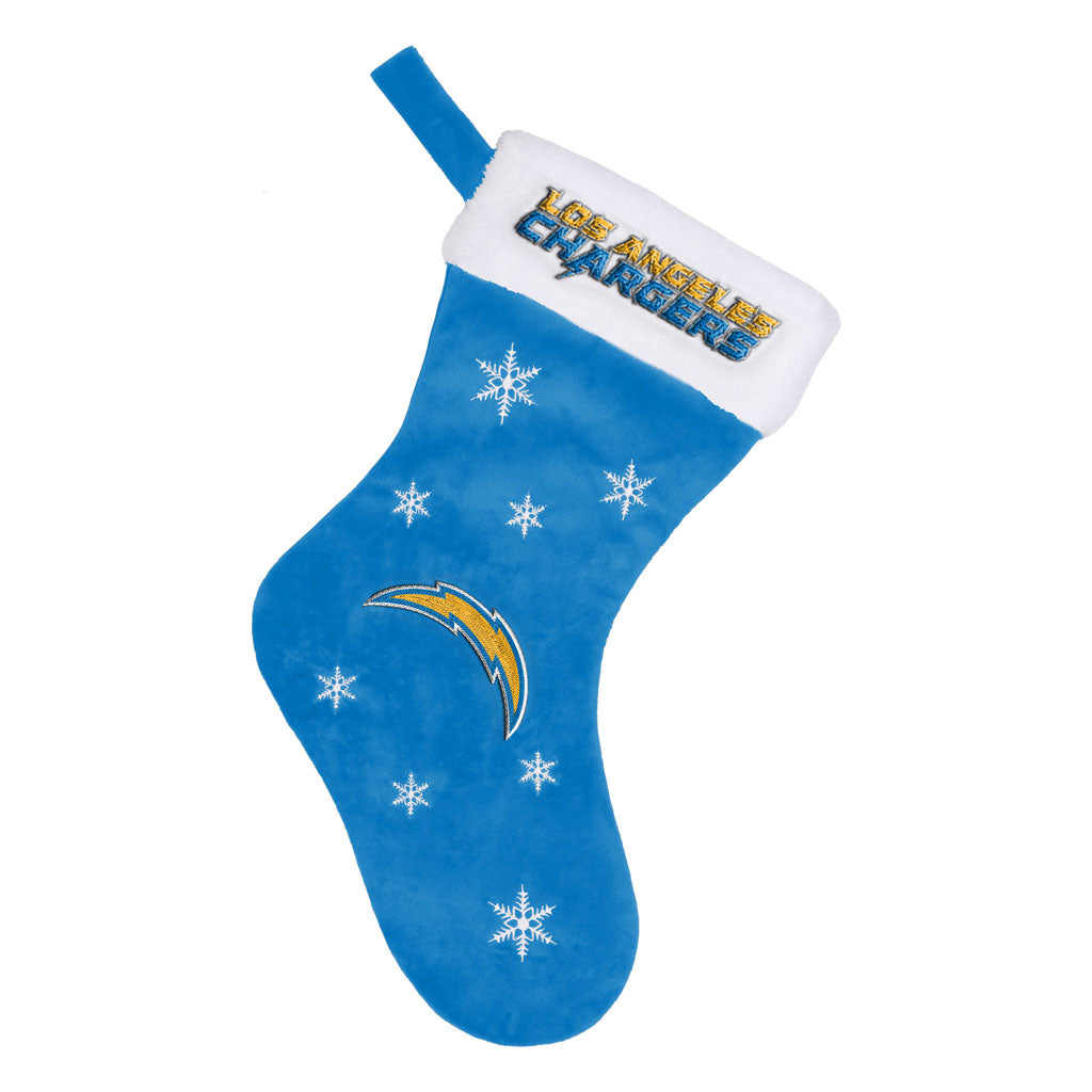NFL Los Angeles Chargers FOCO Embroidered Stocking