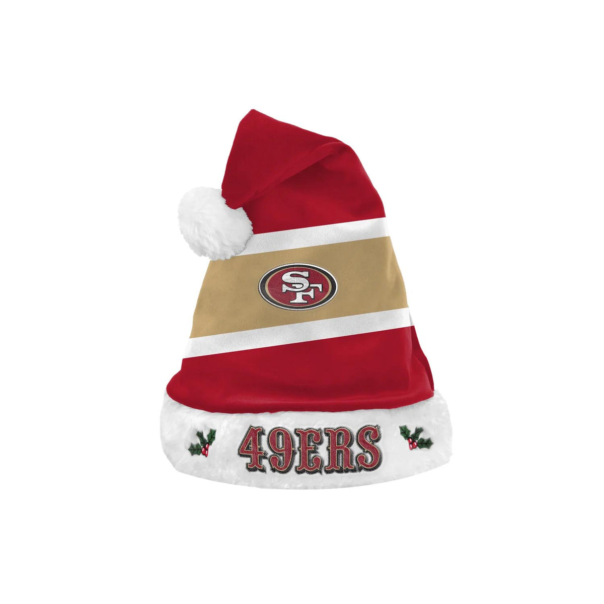 NFL San Francisco 49ers FOCO Basic Santa Hat