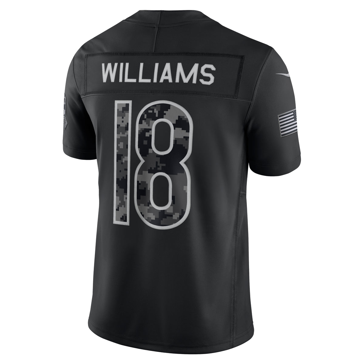 NFL Chicago Bears Caleb Williams Nike 2026 Salute to Service Limited Jersey- Black