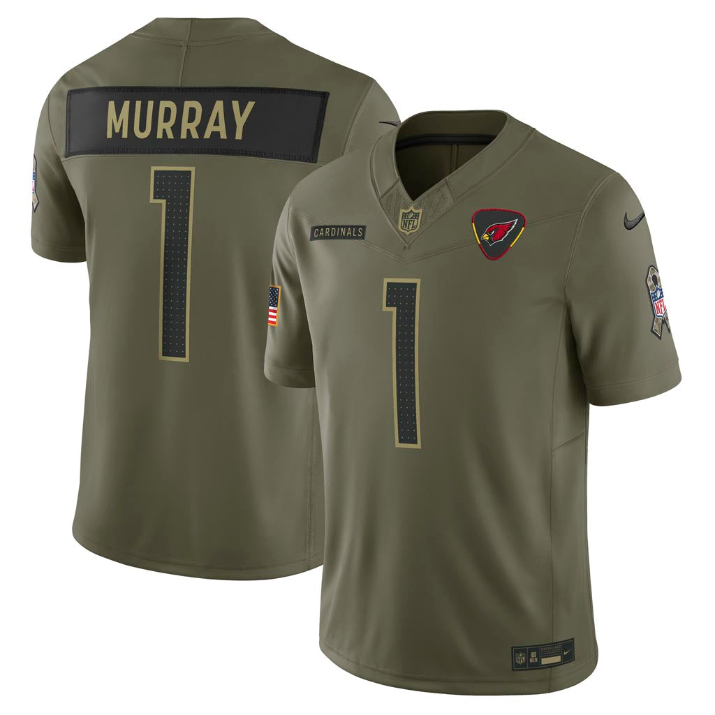 NFL Arizona Cardinals Kyler Murray Nike 2025 Salute to Service Limited Jersey - Green
