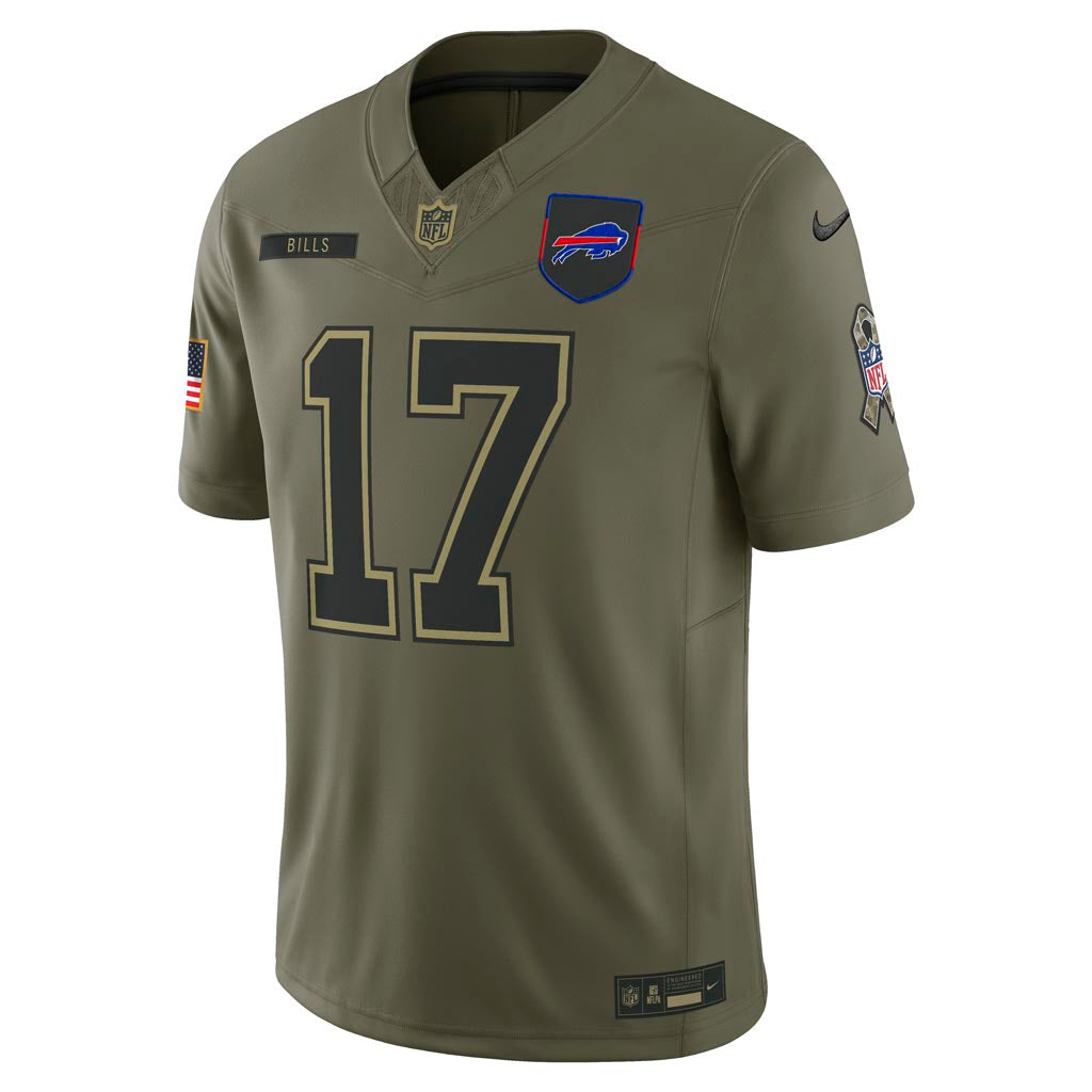 NFL Buffalo Bills Josh Allen Nike 2025 Salute to Service Limited Jersey - Green