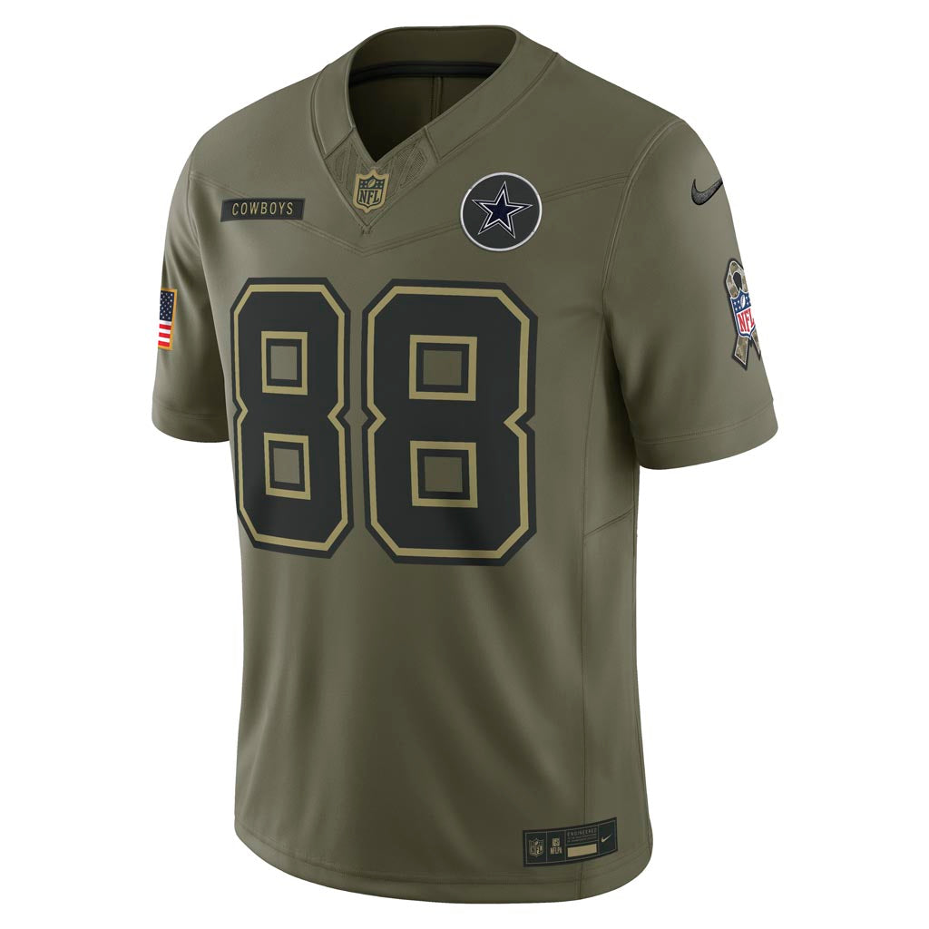 NFL Dallas Cowboys Ceedee Lamb Nike 2025 Salute to Service Limited Jersey - Green