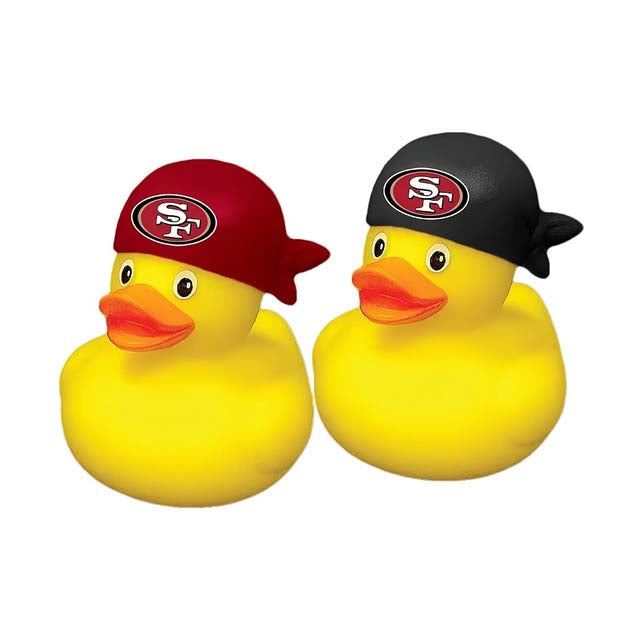 NFL San Francisco 49ers Aminco Rubber Duck 2-Pack