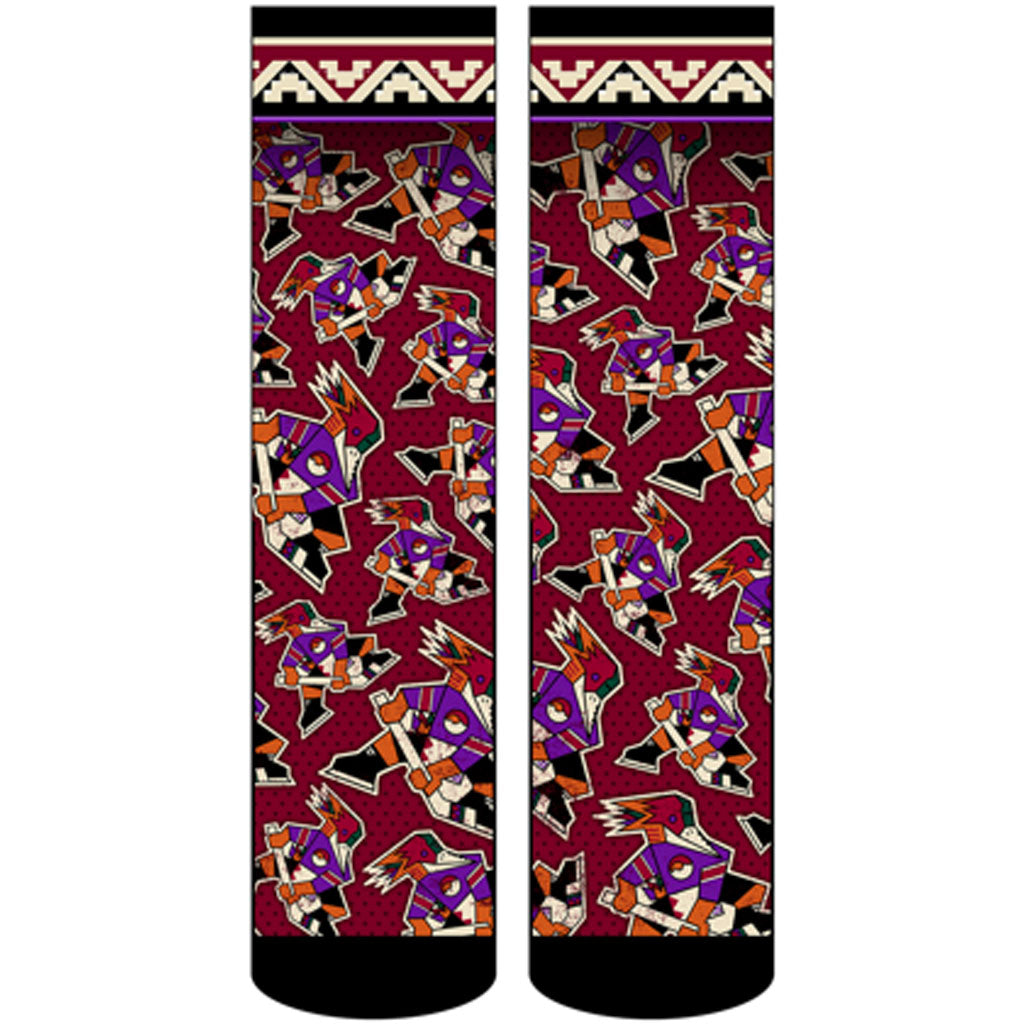 Tucson Roadrunners Rock 'Em 2025 Full Kachina Sock