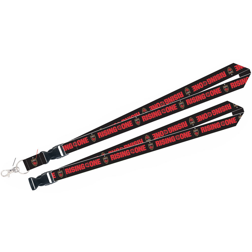 Phoenix Rising WinCraft As 1 Black & Red With Star Lanyard - Black