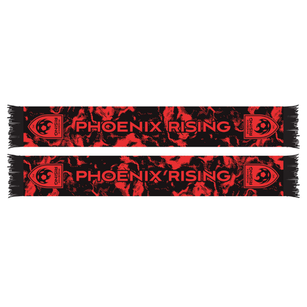 Phoenix Rising Ruffneck 2026 Smoke Summer Scarf - Black