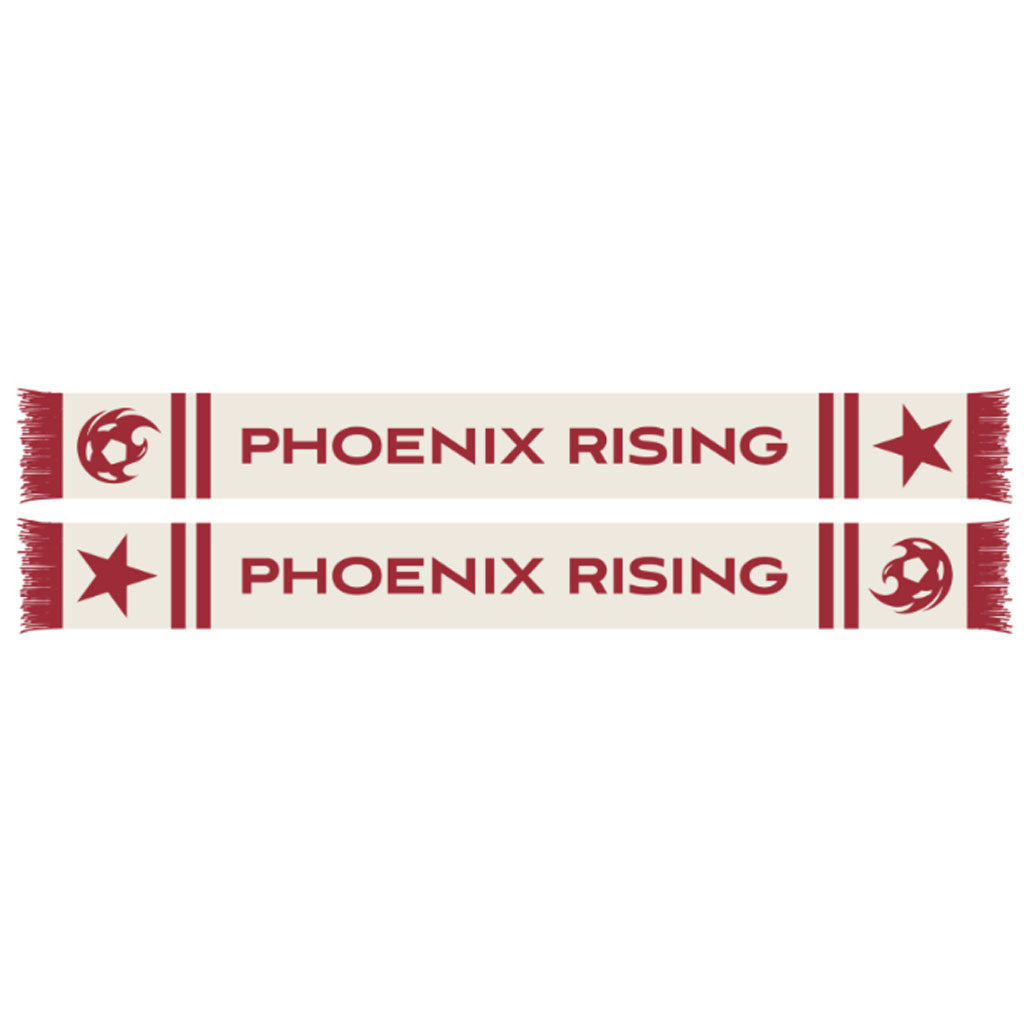Phoenix Rising Ruffneck 2026 White Summer Scarf - White