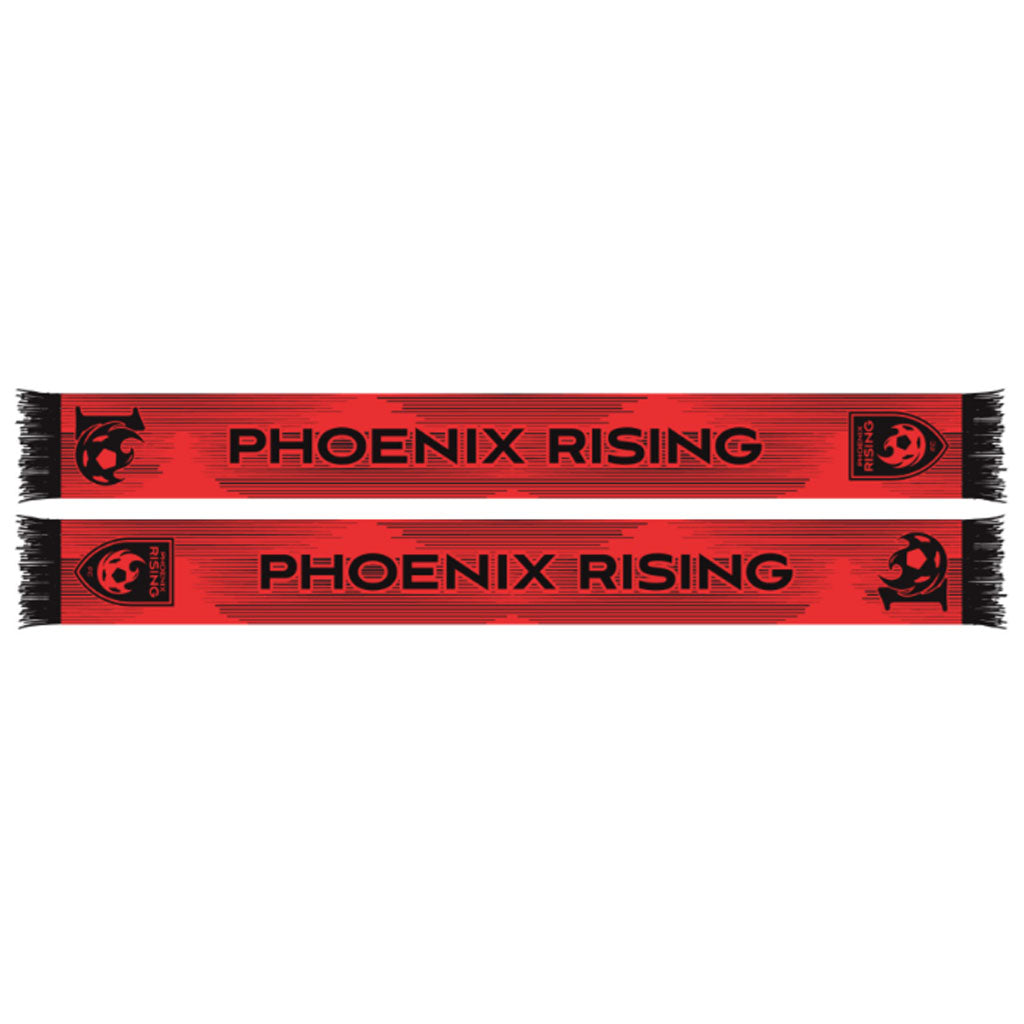 Phoenix Rising Ruffneck 2026 Streak Summer Scarf - Red