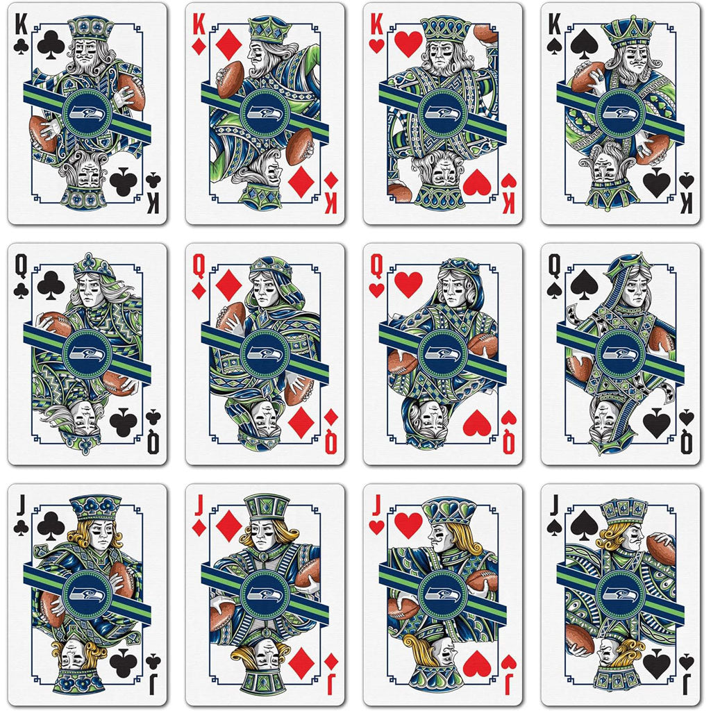 NFL Seattle Seahawks YouTheFan Playing Cards