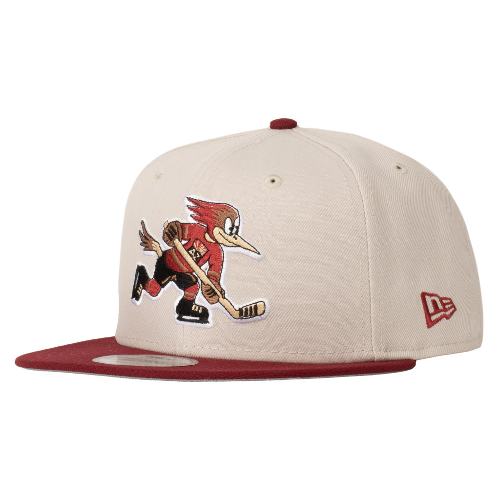 Tucson Roadrunners New Era Two-Tone Primary Stone 9FIFTY Snapback Hat