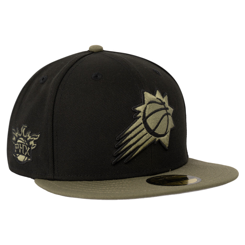 NBA Phoenix Suns New Era Midnight Jungle 59FIFTY Fitted Hat - Black