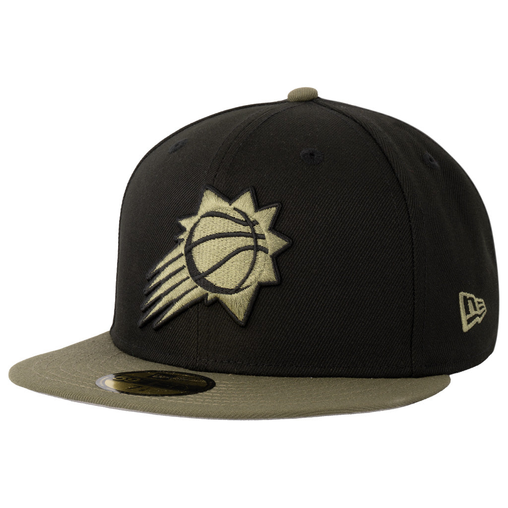NBA Phoenix Suns New Era Midnight Jungle 59FIFTY Fitted Hat - Black